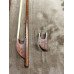 Clip in baroque violin bow